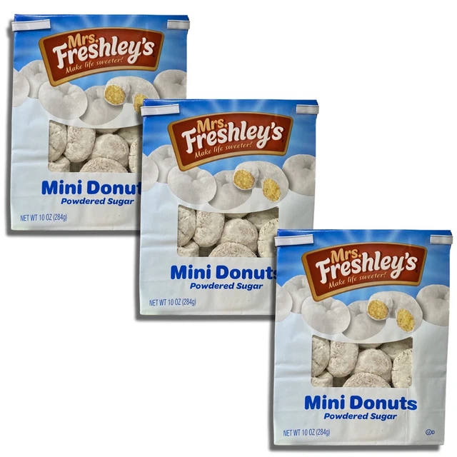 En Poudre Sucre Mini Donuts Par Madame Freshley's Empaqueté Tribeca Curations 10 3