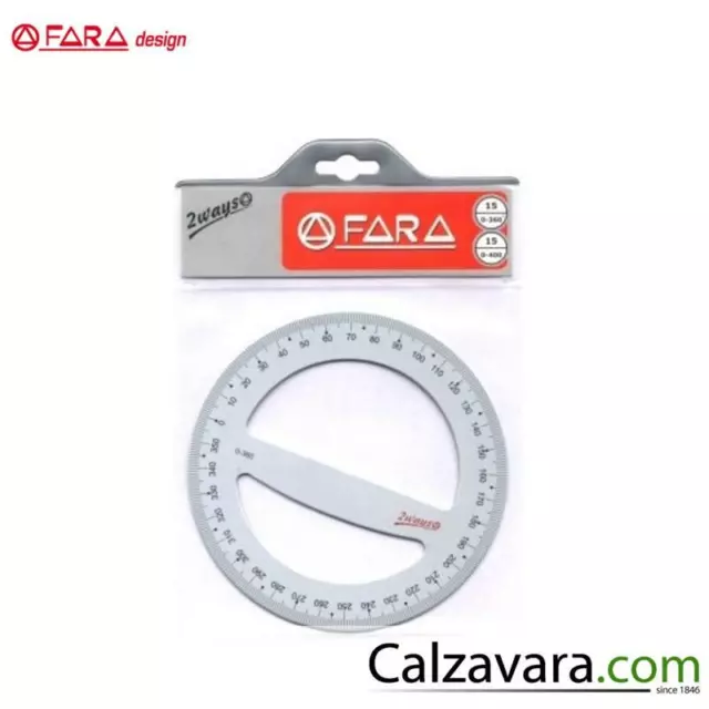 FARA GONIOMETRO IN Alluminio 360°/400° Diametro cm. 15 2WAYS EUR 15,90 -  PicClick IT