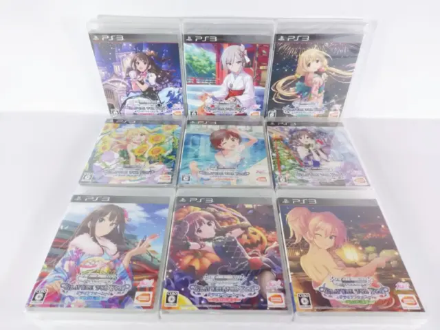 PS3 The Idolmaster cinderella girls Gravure for you G4U Vol.1-9 Set　Japan Ver.