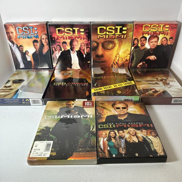 CSI MIAMI: COMPLETE TV Series Seasons 1-10 (DVD 65-Disc Box Set