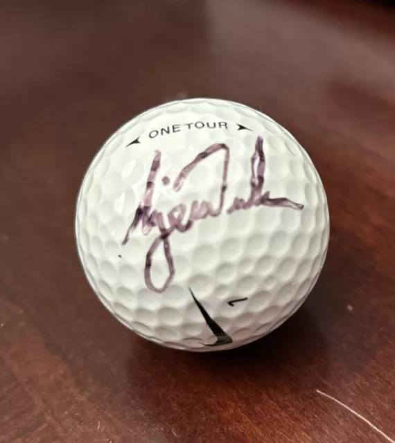 Tiger Woods Signed Nike One Tour Golf Ball - No Coa