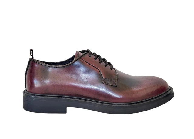 SCARPE INGLESINE UOMO Reblu 6003 Pelle Abrasivato Bordo Lacci