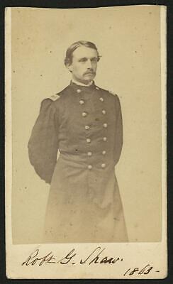 1863,Colonel Robert Shaw,Union Military Personnel,officers,Civil War,uniform