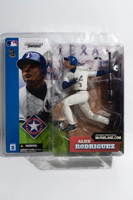 2003 MCFARLANE MLB Series 8 Alex Rodriguez Texas Rangers Misb