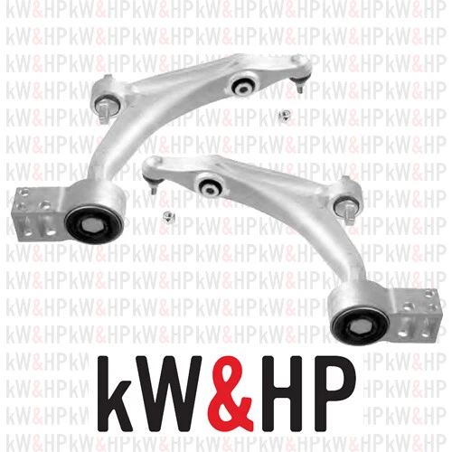 Kit Bracci Oscillanti Anteriori Inferiori Per Alfa Romeo 147, 156, GT - Coppia DX/SX, Qualità KW&HP