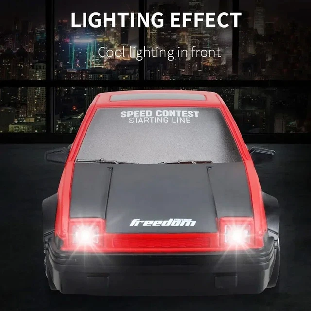 thumbnail image 2 of 2.4G 4WD RC Drift Car - Remote Control GTR/AE86 Model Toy - Unbranded 2 of 6