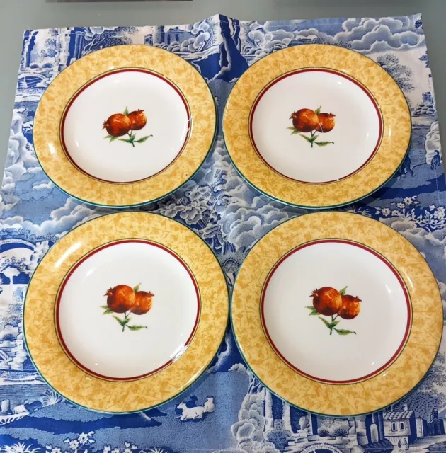 Royal Doulton 'Augustine'  4 Large Side or Salad Plates in used condition.