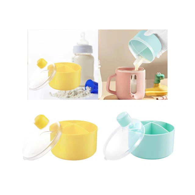 Dispensador de alimentos para bebés, caja de almacenamiento de alimentos infantiles para picnics en