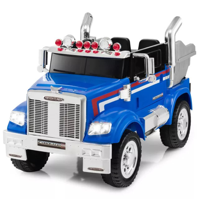 12V Kids Licensed Freightliner Ride on Dump Truck with 2.4G Remote Control