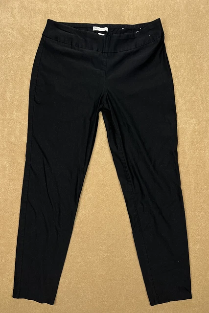 CATO WOMEN S PANTS Size 16W Contemporary Gray Gold Shimmer Ankle