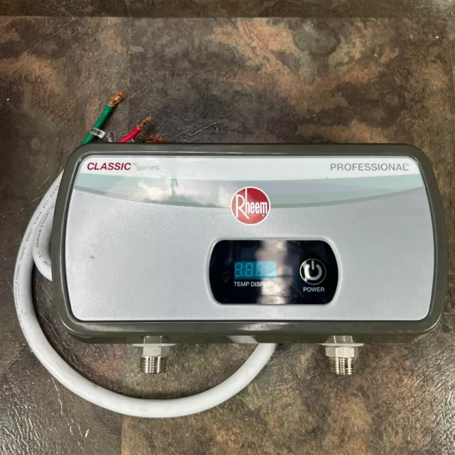 *AS IS* Rheem RTEX-04 120VAC 3500W 1.5 Max GPM Electric Tankless Water Heater