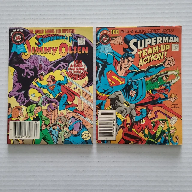 2 DC Digests, Superman's Pal Jimmy Olsen #46, Superman Team Up Action #48