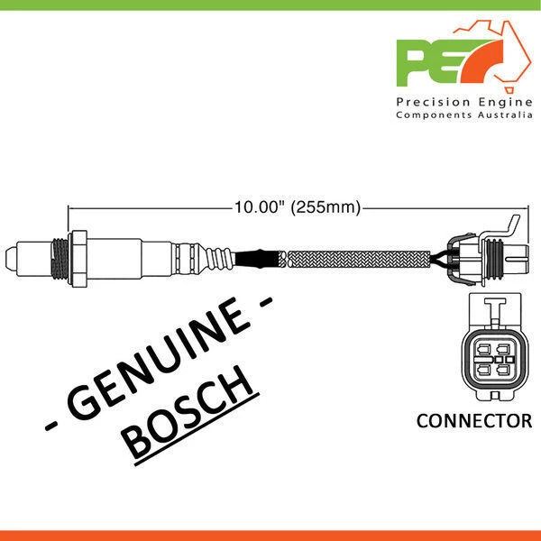 NEW * BOSCH * Oxygen Sensor For Holden Commodore Berlina VE 3.0L LFW ...