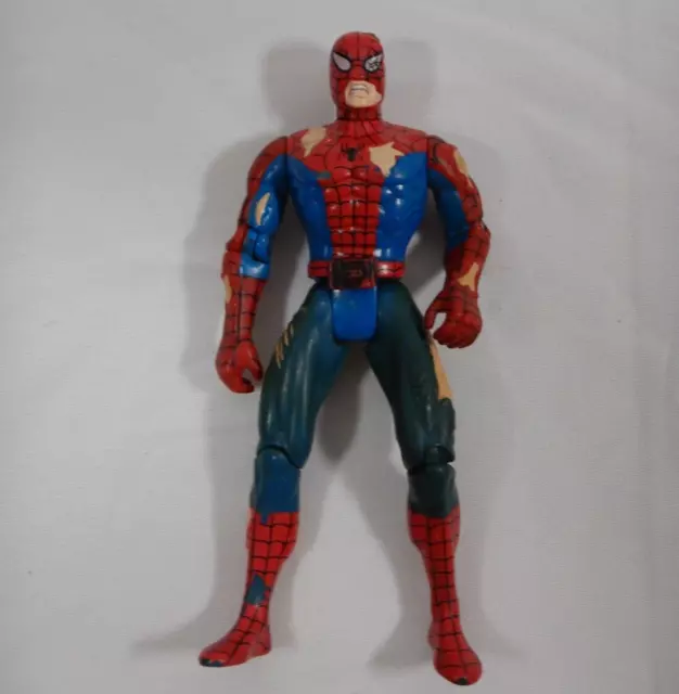 Toy Bix Marvel Spider-man Spiderman Action Figure Battle Ravaged 1995