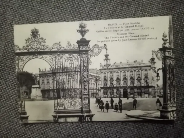 Cpa Nancy Place Stanislas The Theatre And The City Hotel