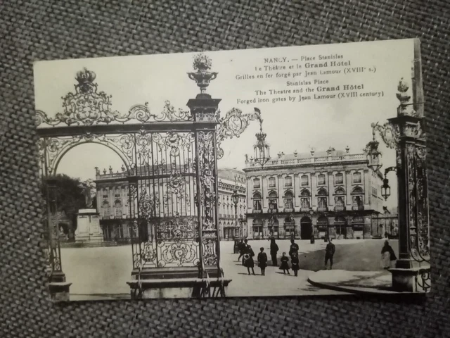 Cpa Nancy Place Stanislas The Theatre And The City Hotel