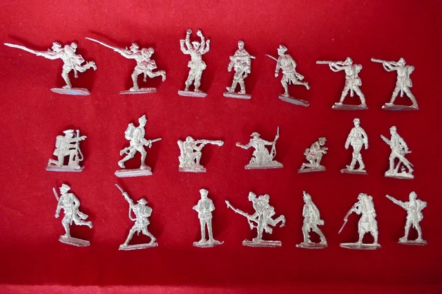 Plats d'étain - Zinnfiguren - Flat Tin : Guerre de 30 ans - 10 soldats suédois