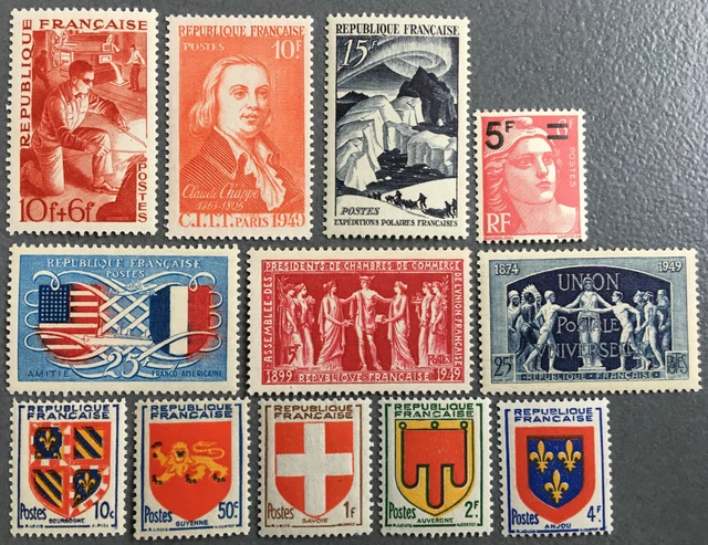 TIMBRES FRANCE N° 833A "centenaire Du Timbre" Bande En Parfait état EUR