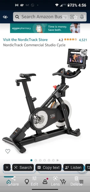 used nordictrack exercise bike