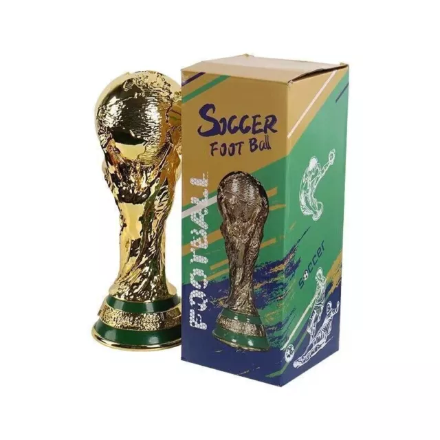 Qạtār 2022 World Cup Trophy Football Fan Cup Champion Award Replica  Collectibles