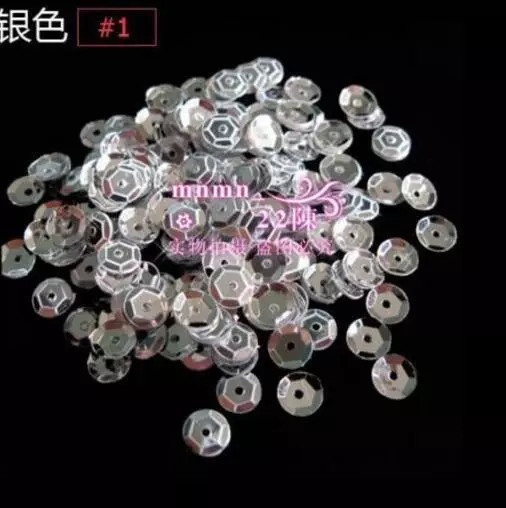 New DIY 2000 pcs Oval Round Cup Sequins Paillettes Loose AB 6mm Wedding Craft 2