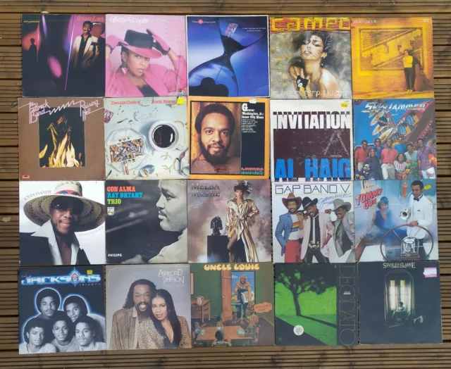 80 Soul Funk Jazz Albums Vinyl LP Collection 70's 80's 90's Joblot Imports U.K.