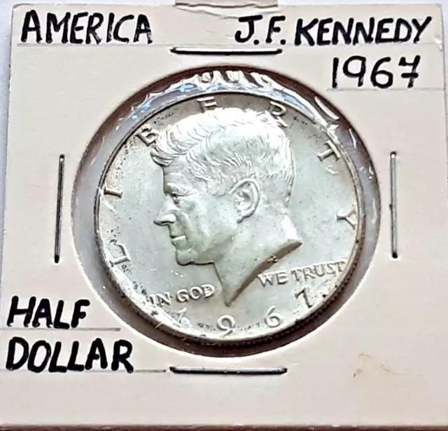 ARGENTO 0.400 USA ½ dollaro, 1967 Mezzo dollaro Kennedy
