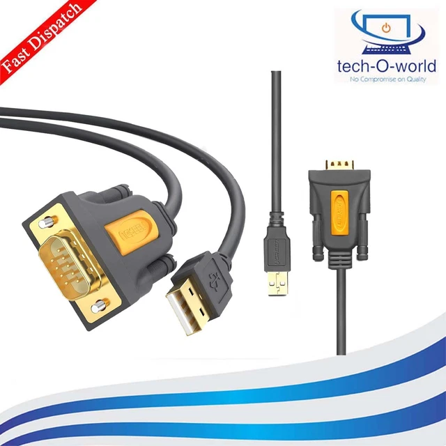 UGREEN USB SERIAL Cable Converter Cable For Connecting 1M Usb To Rs232