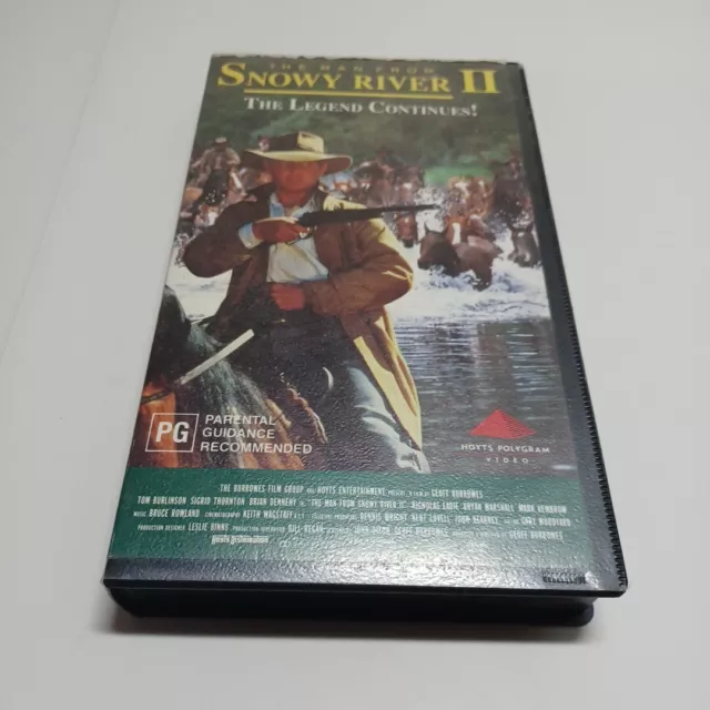 THE MAN FROM SNOWY RIVER 11 VHS: The legend Continues (PAL, 1988)