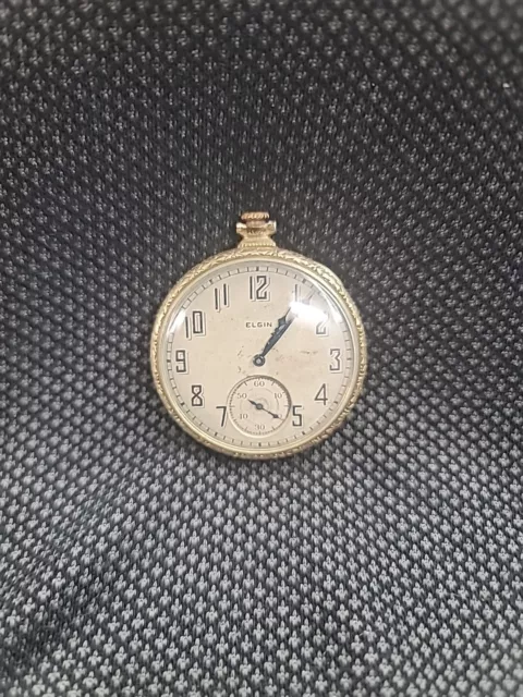 1922 ANTIQUE ELGIN 17 Jewel 14K Gold Filled Pocket Watch 6764069 $59.99 ...
