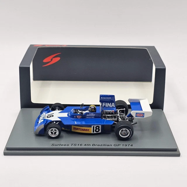 Miniature Spark 1/43 Surtees TS16 Derek Bell #18 - GP Allemagne 1974 F1