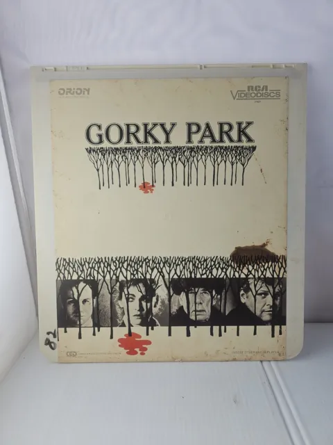 Gorky Park CED Movie VideoDisc 1984 Lee Marvin Orion Pictures Great Artwork