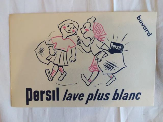 Buvard publicitaire PERSIL