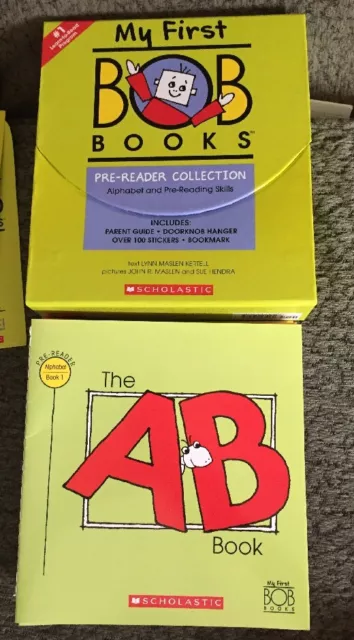 My First BOB Books Pre-Reader Collection of 24 Alphabet Pre-Reading Scholastic