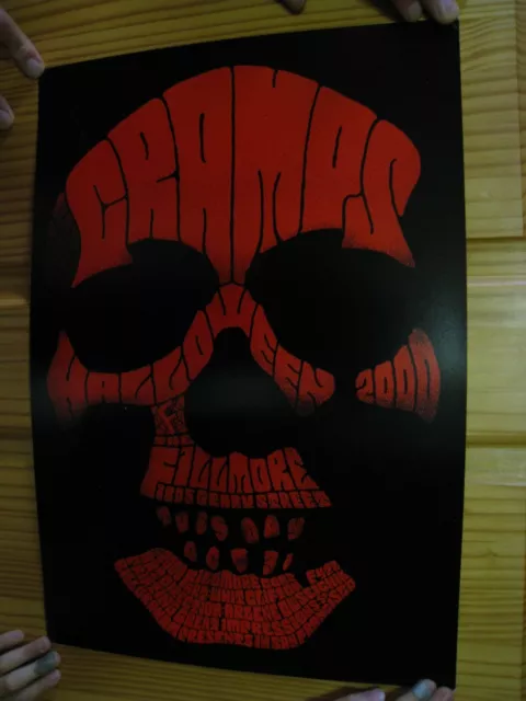 The Cramps Poster Fillmore Halloween 2000 The Cramps Poster Fillmore Halloween 2000
