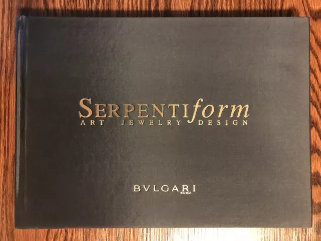 BULGARI Serpenti Form Art Jewelry Design Bvlgari Roma Book Rare 250pg 14 X 10”