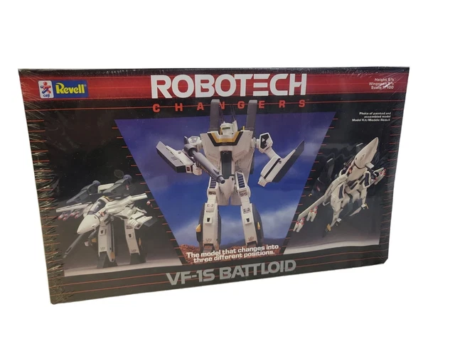 Revell Robotech Models REVELL ROBOTECH CHANGERS VF-1S Battloid 1:100 Scale Model Kit #1407 BOX ...