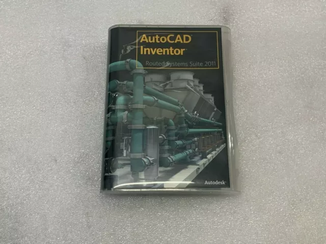 Autodesk AutoCAD Inventor Routed Systems 2011 Portuguese DVDs only. No codes.