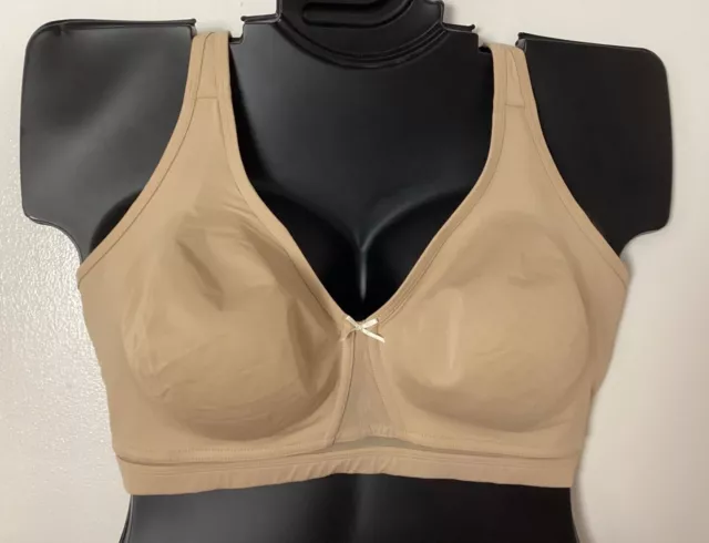 44DD CACIQUE LANE Bryant No Wire Cooling Collection Bra BEIGE Plus