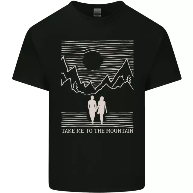 T-shirt top Take Me to the Mountains trekking escursionismo da uomo cotone