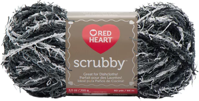 Red Heart Scrubby Yarn Marble