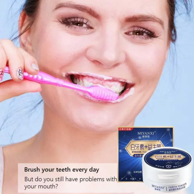50g Zahnpulver, Zahnaufhellungspulver für Zahnaufhellung Neu