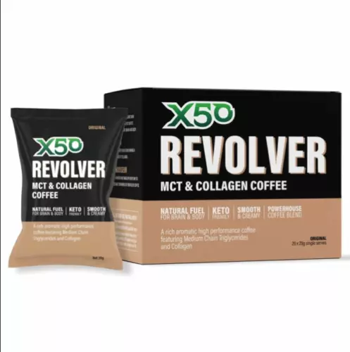 X50 Revolver  | 20Serves | Collagen | Mct | Coffee | Keto Friendly