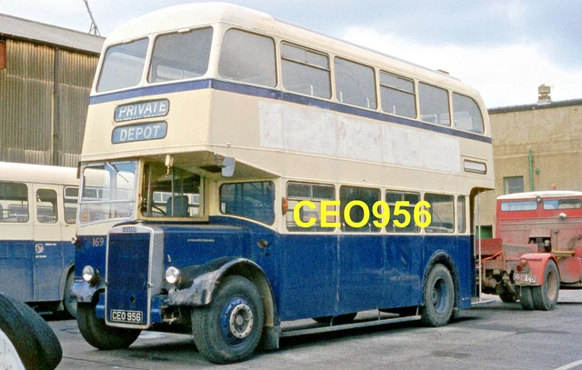 Bus Slide Original CEO956-Barrow-169-Leyland PD240-Park Royal-1985