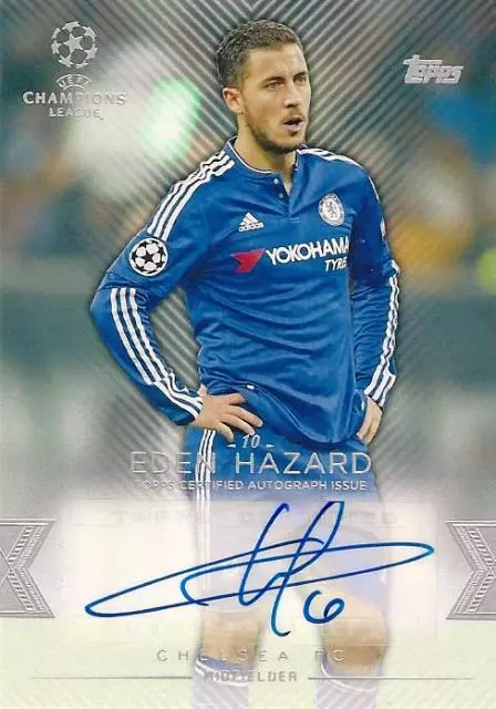 2015-16 Topps UEFA Champions League Showcase carte de base autographe certifié 3