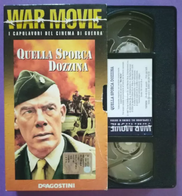 Vhs Quella Sporca Dozzina Film Ita Azione/Guerra Bronson War Movie  (V158)