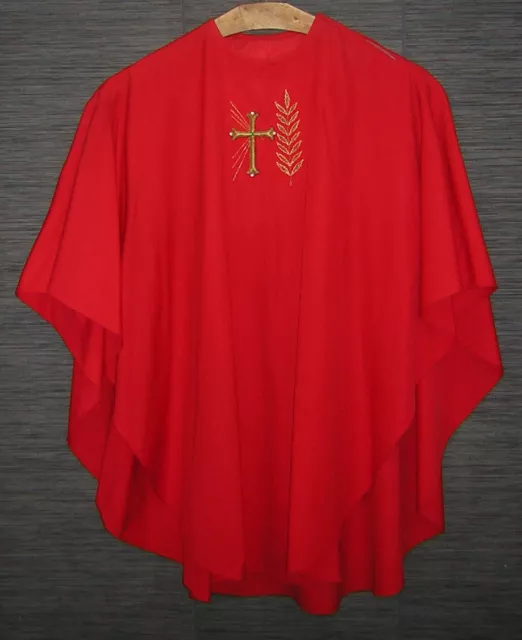 Antik Messgewand Gothic Paramente Priestergewand Pianeta Vestment Casel Kasel