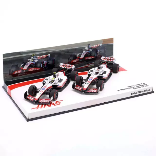 Haas F1 Team 2022 Schumacher/Magnussen Doppel-Set 1:43
