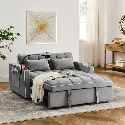 2024 New Sofa Bed Sleeper Sofa 3in 1 Pull Out Couch Bed Loveseat Sofa