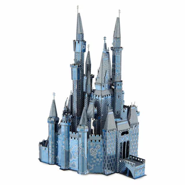 Disney Parks Blue Cinderella Castle Metal Earth 3D Model Kit